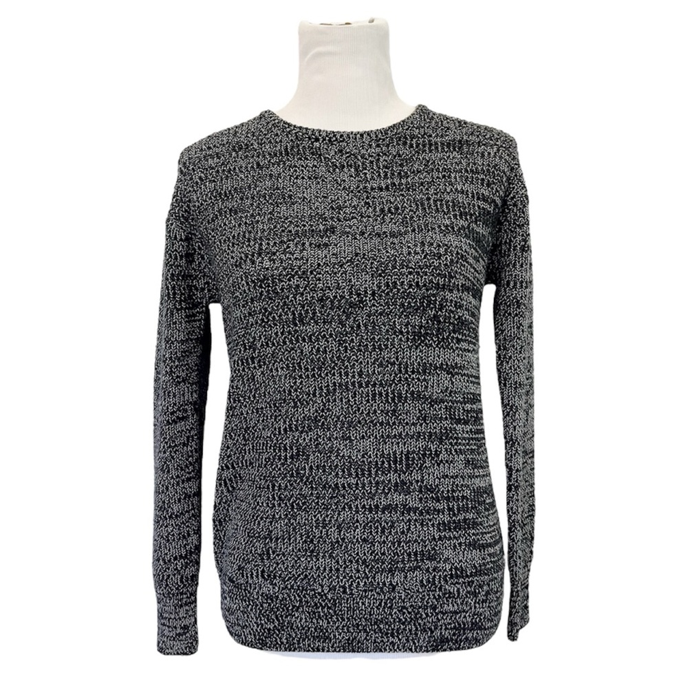 2x 100% Cotton Ribbed Knit Fisherman Sweater | Black/White, Cream/Black | F21 - Picture 9 of 16
